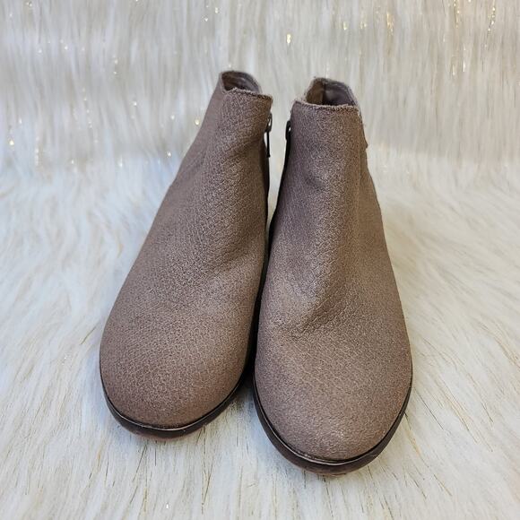 G.H. Bass & Co. Womens Nina Leather Ankle Boots Booties Light Brown Size 6 - Picture 2 of 8